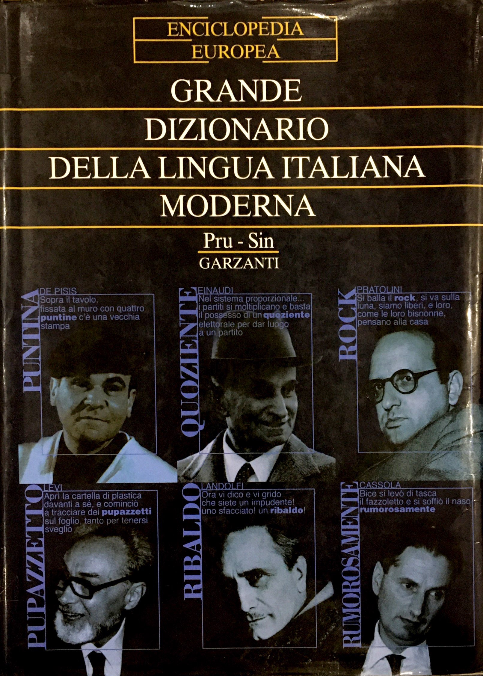 GRANDE DIZIONARIO DELLA LINGUA ITALIANA MODERNA PRU-SIN